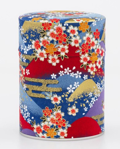 Lata Washi Toyono decorada en papel